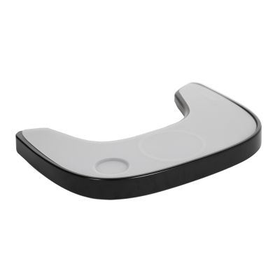 Tavita scaun de masa Childhome Evolu + Protectie din silicon, Negru ERFCH-CHEVOTSBL