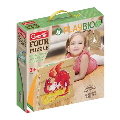 Quercetti Four Puzzle Animale Fantastice Bio ERFQ80710