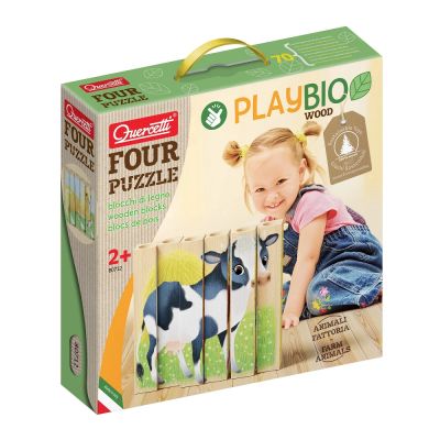 Quercetti Four Puzzle Animale Ferma Bio ERFQ80712
