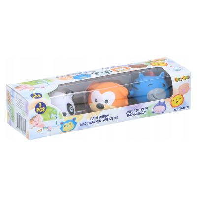 Set 3 jucarii de baie Eddy Toys, Panda, Catel, Zebra ERFED16136-1