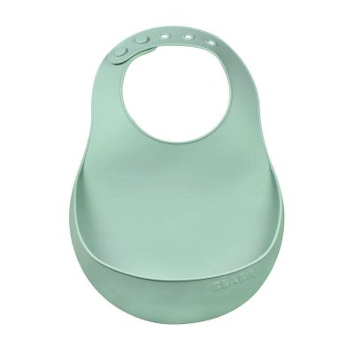 Baveta silicon Beaba Sage Green ERFB913541