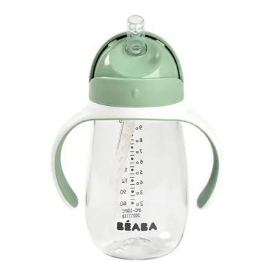 Cana cu pai din Tritan Beaba 300 ml Sage Green ERFB913533