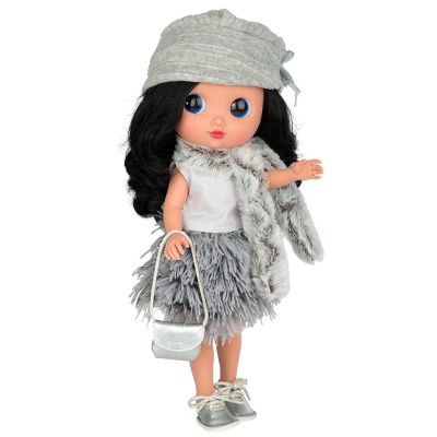 Papusa Arias Dunya Elegance 38 cm Gray Fringe ERFA60295