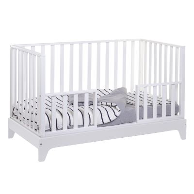 Patut Childhome Ref 17 cu laterala detasabila 70x140 cm, MDF Alb ERFCH-BE17WW