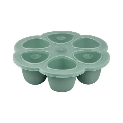 Recipient ermetic silicon multiportii 6x90 ml Beaba Sage Green ERFB914000