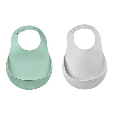 Set 2 Bavete silicon Beaba Light Mist/Sage Green ERFB913542