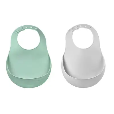 Set 2 Bavete silicon Beaba Light Mist/Sage Green ERFB913542