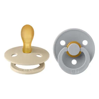 Bibs - set 2 suzete colour latex, tetina simetrica, 6 luni +-vanilla/cloud bbb2221420