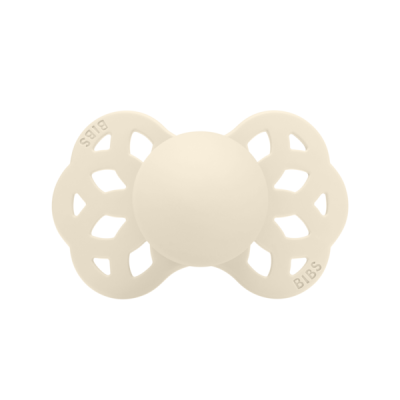 Bibs - suzeta infinity silicon, tetina simetrica, 0 luni +-ivory bbb441216c