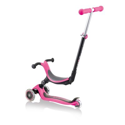 Trotineta globber go-up 4 in 1 pliabila culoare roz funk645-110