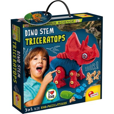 Experimentele micului geniu - set stem triceratops