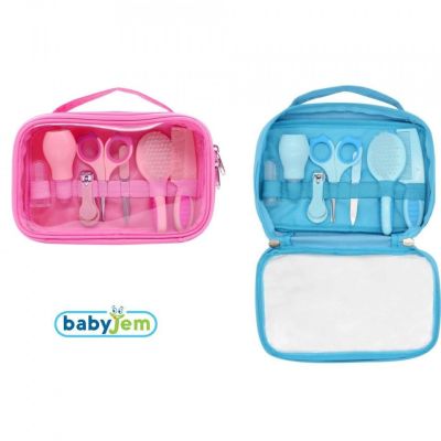 Set ingrijire copii cu 7 piese BabyJem (Culoare: Gri) JEMbj_6153