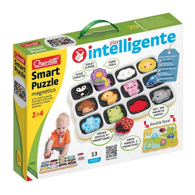 Smart Puzzle Quercetti - Primele culori si cuvinte ERFQ00231