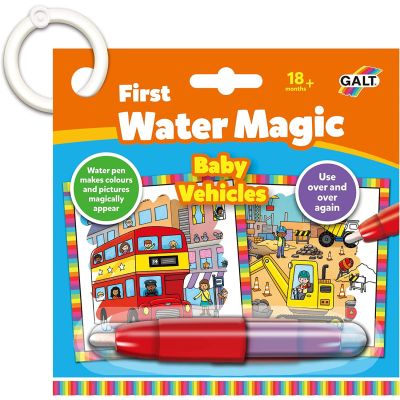 Baby water magic: carte de colorat vehicule