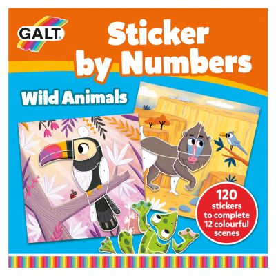 Cartea mea cu stickere - animalute salbatice