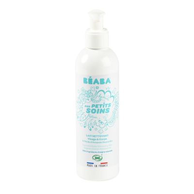 Lapte de curatare fata si corp pentru bebelusi Beaba 250 ml, Certificat Organic ERFB909000