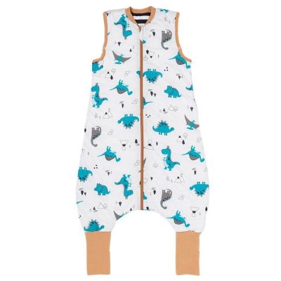 Sac de dormit cu picioruse si talpa antiderapanta Jurassic 100 cm + manseta 1.0 Tog BBXEU893-10FN