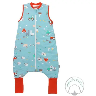 Sac de dormit cu picioruse si talpa antiderapanta Farmyard 120 cm 1.0 Tog BBXCJ975-10FN