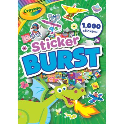 Carte de activitati cu peste 1000 de stickere Crayola Sticker Burst Alligator AB3114CYSBG BBJAB3114CYSBG_Initiala