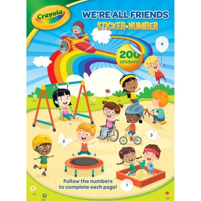 Carte de activitati cu stickere pe numere Crayola, 200 stickere Alligator AB3390CYSBG2 BBJAB3390CYSBG2_Initiala