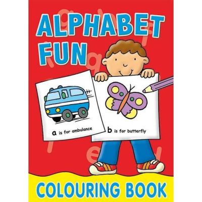 Carte de colorat Early Learning Alphabet Alligator AB2618OMCB12 BBJAB2618OMCB12_Rosu