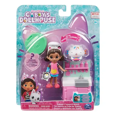 GABBYS DOLLHOUSE SET PAPUSA 9.7CM CU PISICUTA BUCATARIA LUI GABBY VIV6060476_20133230