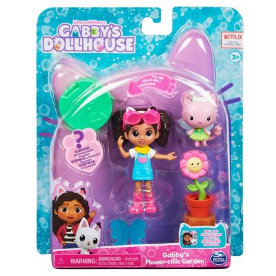 GABBYS DOLLHOUSE SET PAPUSA 9.7CM CU PISICUTA GRADINA LUI GABBY VIV6060476_20130494