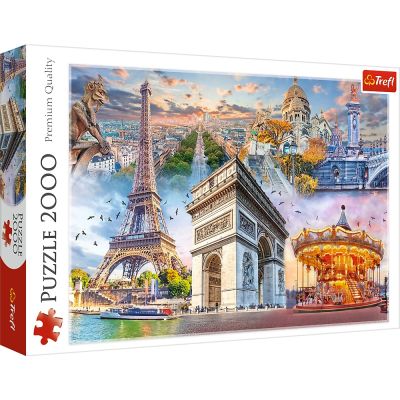 PUZZLE TREFL 2000 WEEKEND IN PARIS VIV27125