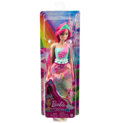 BARBIE DREAMTOPIA PAPUSA PRINTESA CU PAR ROZ VIVMTHGR13_HGR15