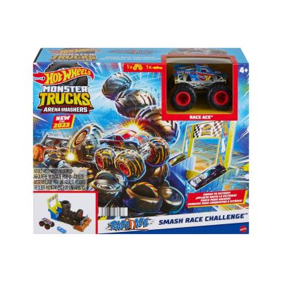 HOT WHEELS MONSTER TRUCKS ENTRY CHALLENGE ARENA SMASHERS PROVOCAREA SMASH RACE VIVMTHNB87_HNB89