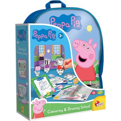 Kit creatie cu ghiozdanel - peppa pig