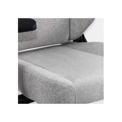 Scaun gaming cu cotiere reglabile 4d off 297, spatar reglabil, stofa, robust, cadru polipropilena, mecanism de balans, 130 kg, gri drm10071
