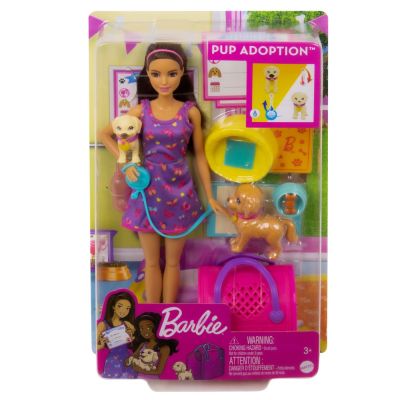 BARBIE SET PAPUSA BARBIE PUP ADOPTION VIVMTHKD86