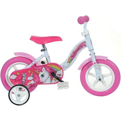 Bicicleta copii dino bikes 10' unicorn hubdb-108l-un