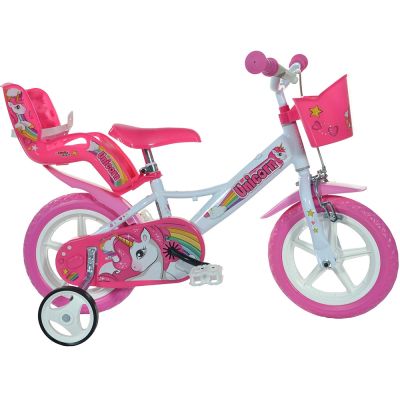 Bicicleta copii dino bikes 12' unicorn hubdb-124rl-un