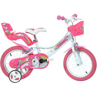 Bicicleta copii dino bikes 14' unicorn hubdb-144r-un