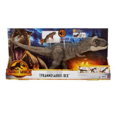 JURASSIC WORLD THRASH N DEVOUR DINOZAUR TYRANNOSAURUS REX VIVMTHDY55