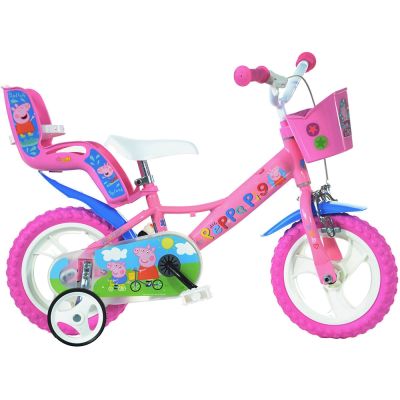 Bicicleta copii dino bikes 12' peppa pig hubdb-124rl-pgs