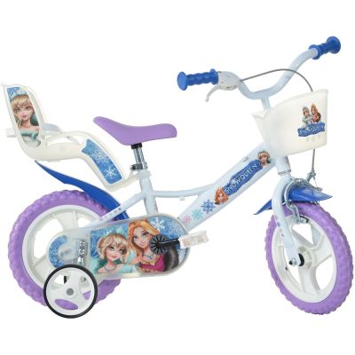 Bicicleta copii dino bikes 12' snow queen hubdb-124rl-sq