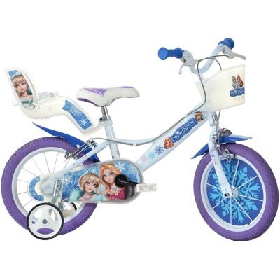 Bicicleta copii dino bikes 14' snow queen hubdb-144r-sq