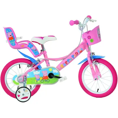 Bicicleta copii dino bikes 16' peppa pig hubdb-164r-pgs