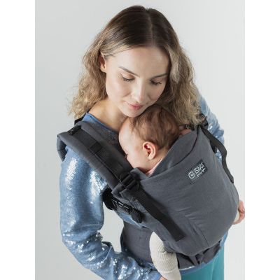 Marsupiu isara the one graphite linen