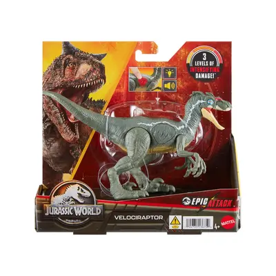JURASSIC WORLD EPIC ATTACK DINOZAUR VELOCIRAPTOR VIVMTHNC11