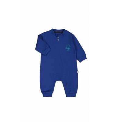 Salopeta cu maneca lunga nou nascut ALBASTRU, Tongs baby (Marime: 6-9 luni) JEMtgs_3627albas_3