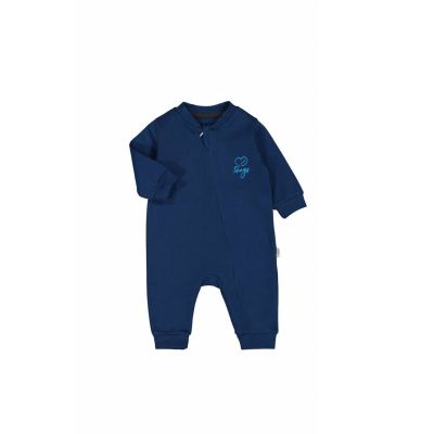 Salopeta cu maneca lunga nou nascut BLEUMARIN, Tongs baby (Marime: 6-9 luni) JEMtgs_3627bleuma_3