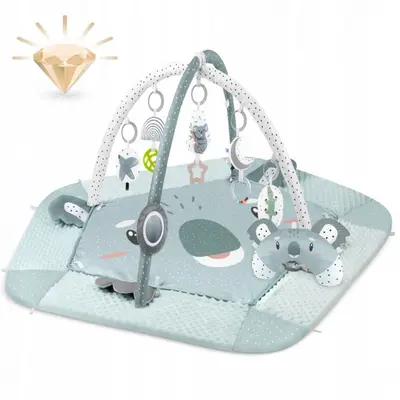 Salteluta de joaca pentru copii 136 x 136 cm nukido koala 730100 edeedi730100