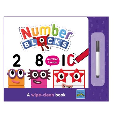 Carticica scriu si sterg numberblocks - legaturi numerice