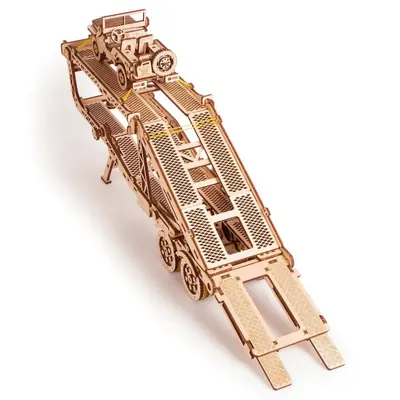 Puzzle 3D din lemn remorca auto pentru tirul Big Rig JUBUD-00018