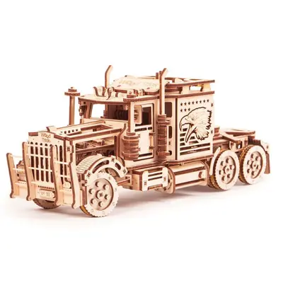 Puzzle 3D mecanic din lemn tir Big Rig JUBUD-00015