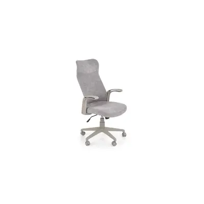Scaun birou ergonomic hm arctic, stofa, mecanism de balans, cadru polipropilena, rotatie 360&deg;, 100 kg, gri drm8840